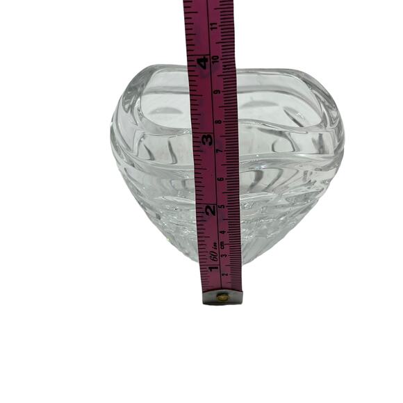 Royal Limited Crystal Wave Abstract Bowl Made in Slovenia Decorative Vessel - Picture 6 of 11